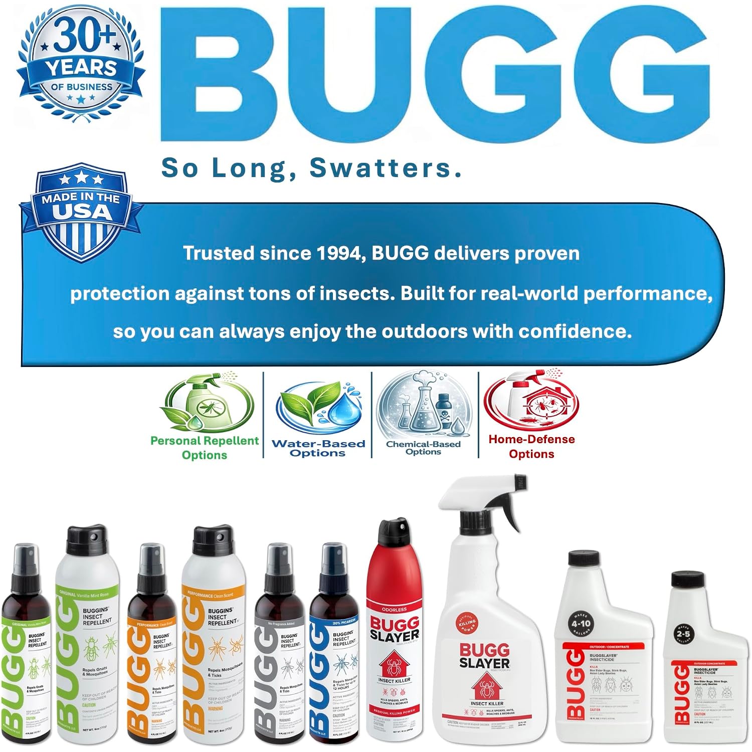Original Insect Repellent - 4 Oz Pump Spray Bottle - 2 Pack | Repels Gnats, Mosquitoes & No-See-Ums, Deet Free, Non-Greasy, Vanilla Mint Rose Scent, Non-Sticky