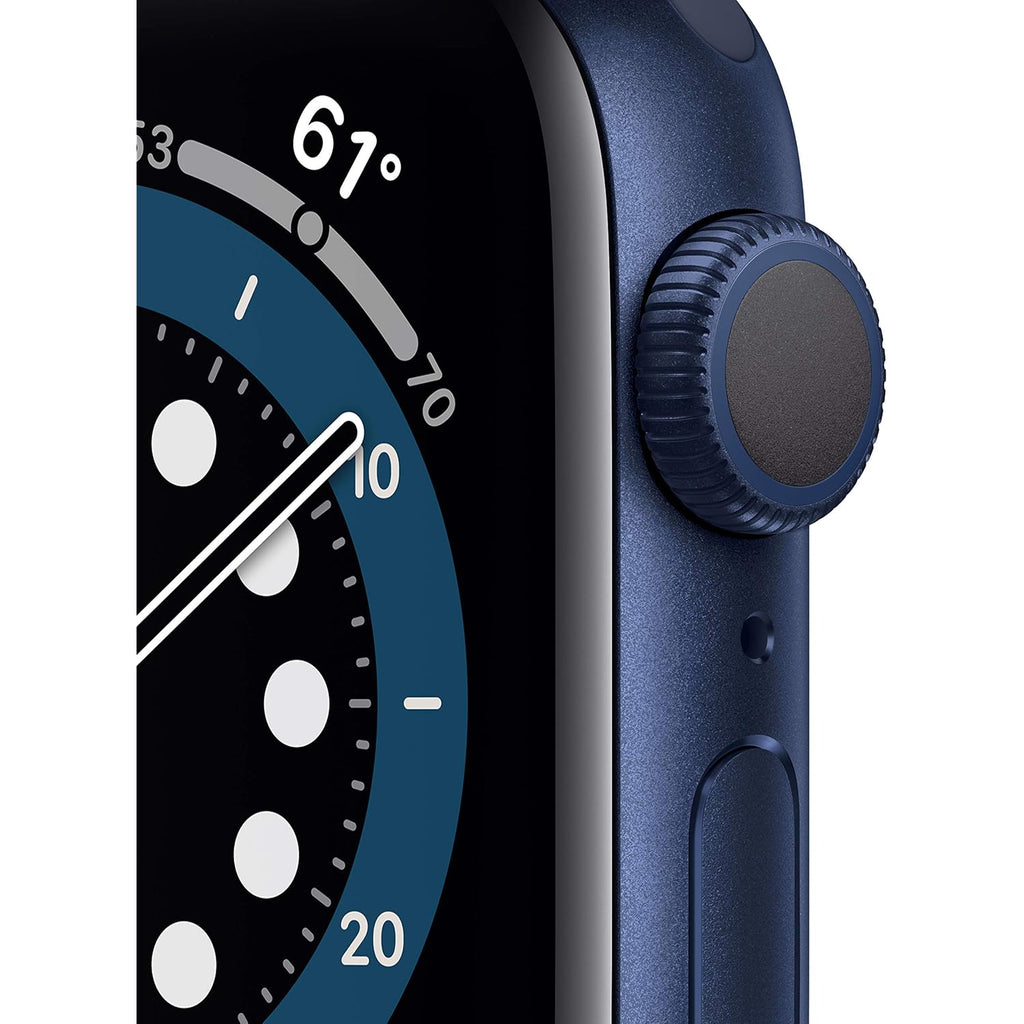 Apple Watch Series 6 (Gps, 40Mm) - Blue Aluminum Case With Deep Navy Sport Band (Renewed)