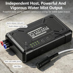 Misters For Outside Patio With 15L Bucket, Standing Portable Misting Cooling System With Adjustable Height(Up To 47In), With 10000Mah Water Pump, 8 Nozzles, For Outdoor Patio Cooling Pool Bbq
