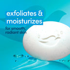 Dove Gentle Exfoliating Beauty Bar Soap 8 Count, Renewing Cleanser, 3.75 Oz I Beauty Bar With Gentle Exfoliants And Moisturizing Cream To Renew Skin And Reveal Softer, Smoother Skin