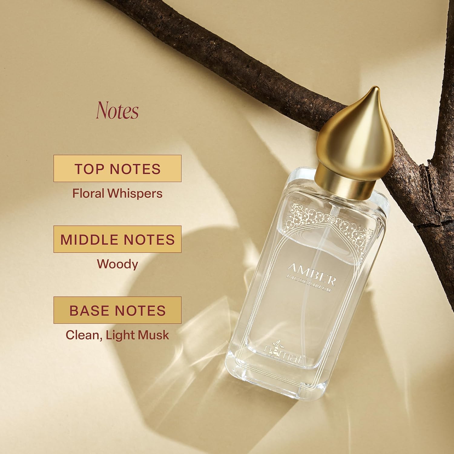 Nemat Amber Eau De Parfum Spray, 50 Ml