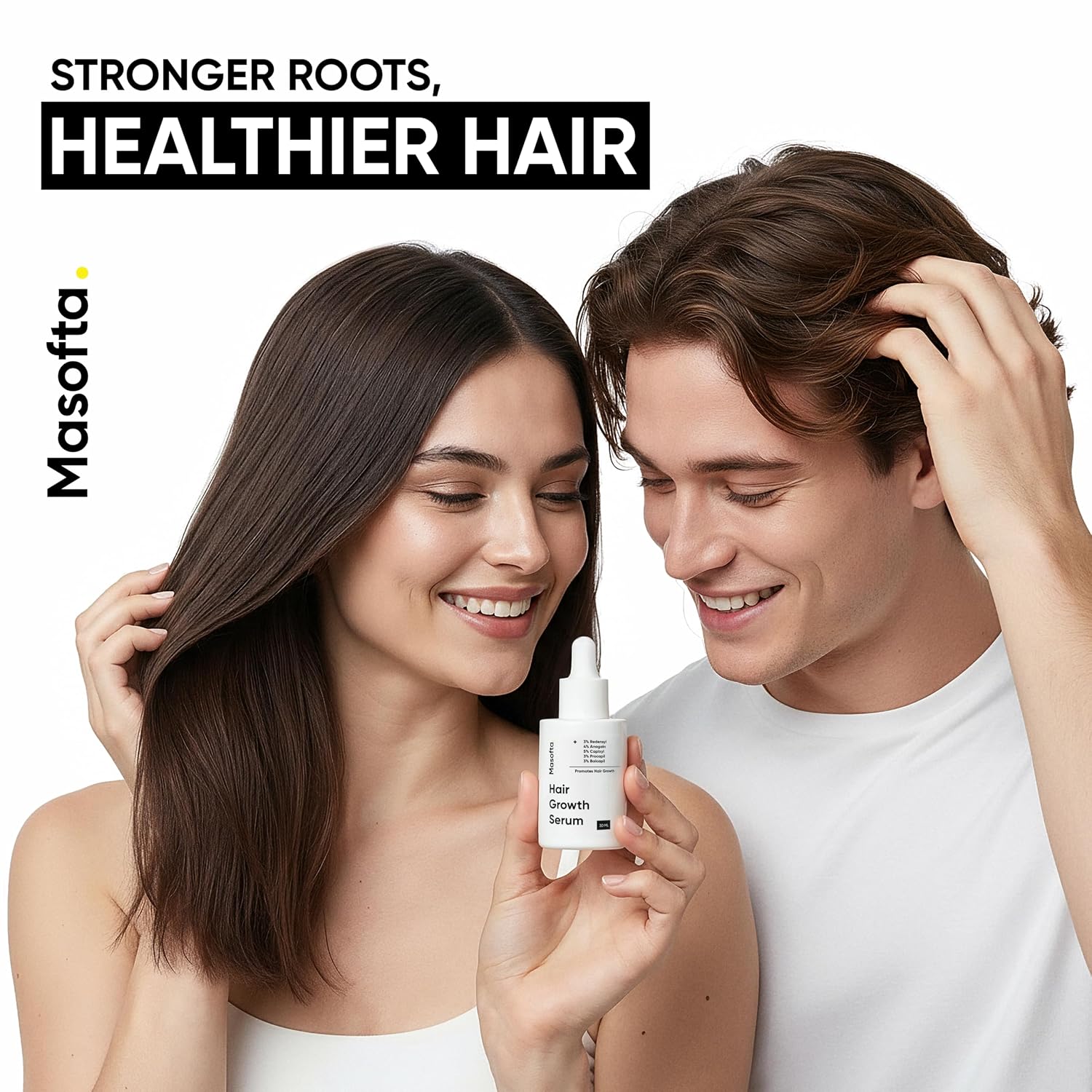 Hair Growth Serum For Density, Hair Fall Control With 3% Redensyl, 5% Capixyl, 4% Anagain, 3% Procapil & 3% Baicapil, Rosemary & Biotin For Both Men & Women, 1.01 Fl.Oz./30Ml