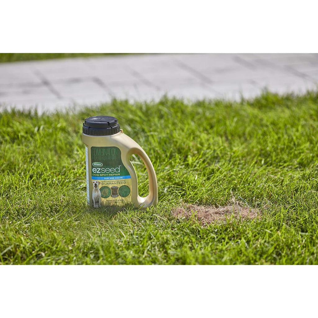 Scotts Ez Seed Dog Spot Repair Sun And Shade, 2 Lbs. | Combination Mulch, Grass Seed Mix And Soil Amendment To Neutralize And Repair Pet Spots