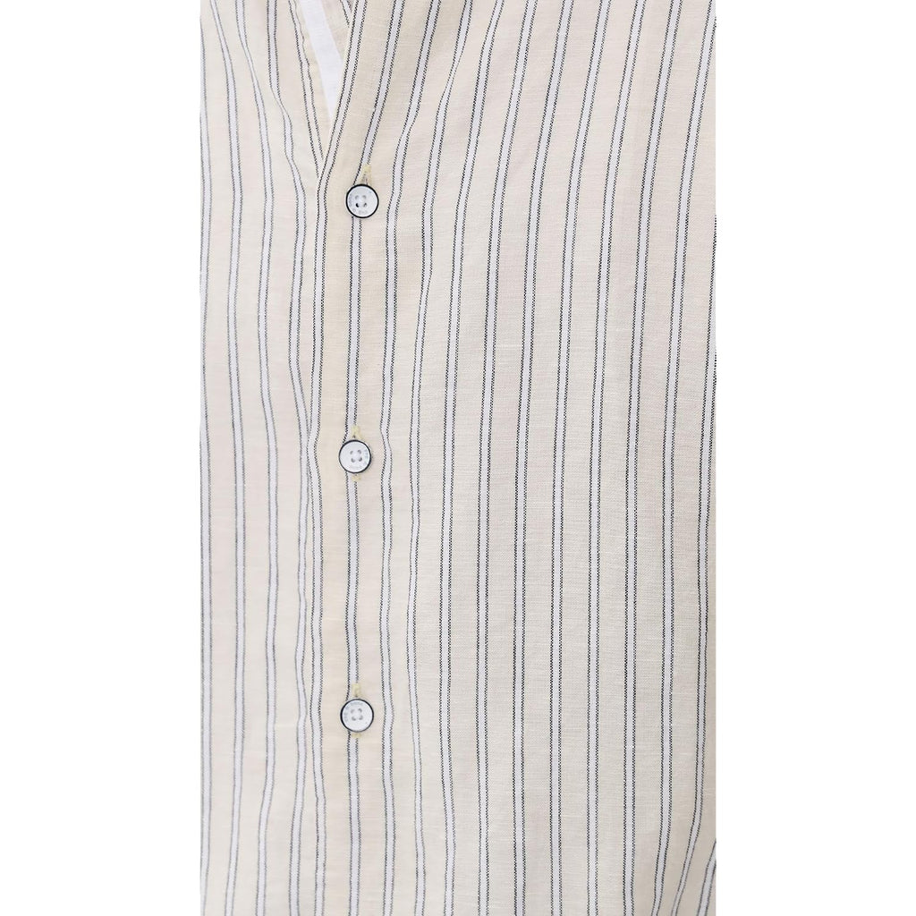 Rag & Bone Men'S Finch Long Sleeve Linen Stripe Shirt