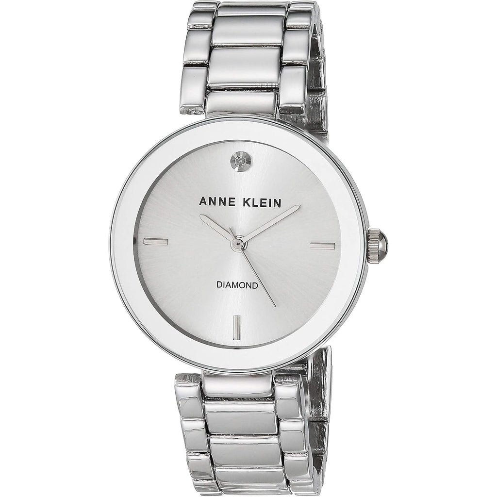 Anne Klein Women'S Genuine Diamond Dial Bracelet Watch