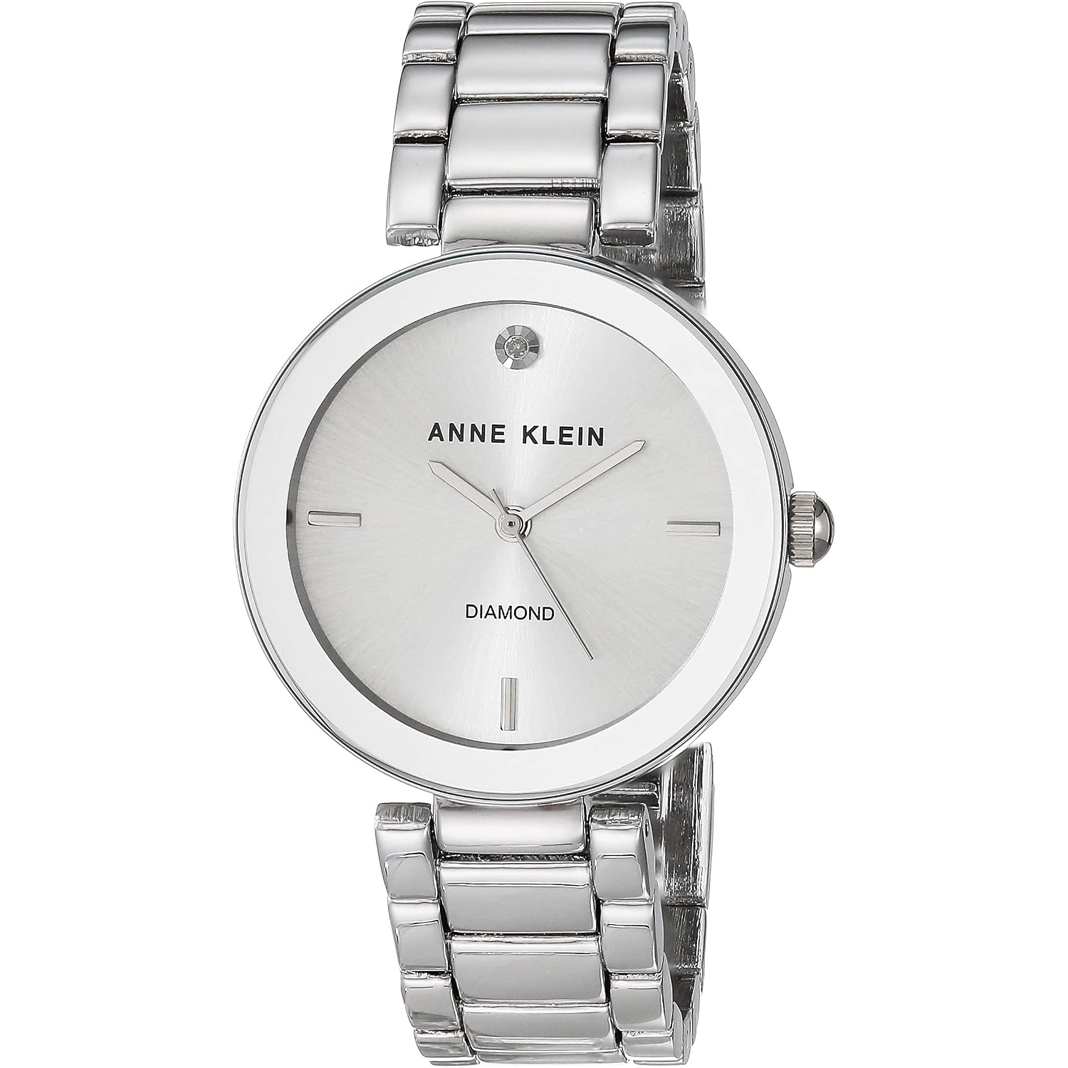 Anne Klein Women'S Genuine Diamond Dial Bracelet Watch