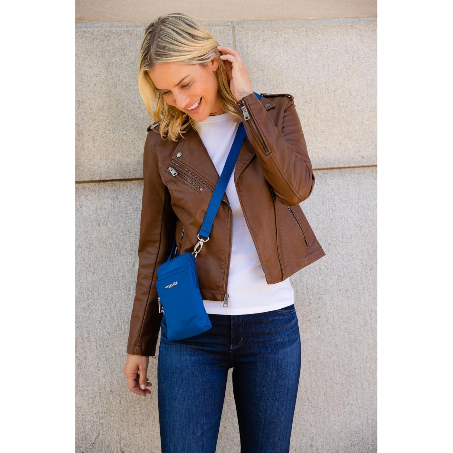 Baggallini Women's Securtex Anti-theft Activity Crossbody Bag
