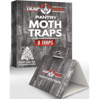 8 Pack Pantry Moth Traps- Safe And Effective For Food And Cupboard- Glue Traps With Pheromones And Anti Bacterial For Pantry Moths