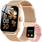 Smart Watches For Women, 1.91" Hd Fitness Tracker (Answer/Make Calls), Ip68 Waterproof, 120+ Sport Modes With Heart Rate And Sleep Monitor, Fitness Watch For Iphone/Android