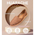 Macarena Collection Womens Shoes Leather Sandals For Women | Huarache Handmade Mexican Sandals | Comfortable & Stylish Womens Sandals 4150