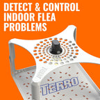 Terro Indoor Electric Flea Trap And Killer, Refillable Plug In Bug Trap | Supergrabber Glue Boards For Pest Control, Attracts Fleas From Up To 30 Feet Away