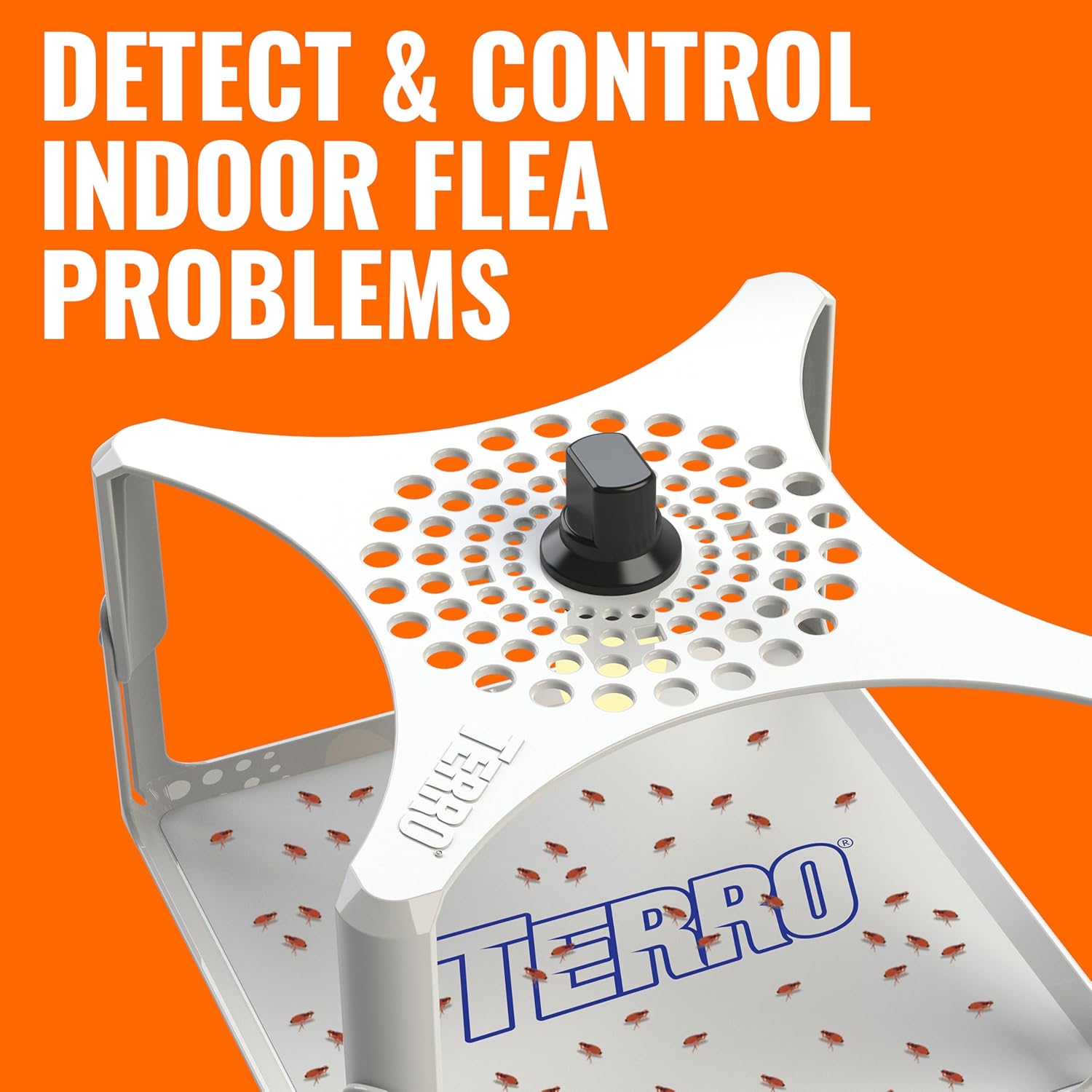 Terro Indoor Electric Flea Trap And Killer, Refillable Plug In Bug Trap | Supergrabber Glue Boards For Pest Control, Attracts Fleas From Up To 30 Feet Away
