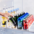 Drink Organizer For Fridge, Soda Can Dispenser For Refrigerator, Automatic Drink Dispenser For Fridge Holds Up To 25 Cans, 5 Row