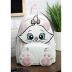 Loungefly Disney Marie Floral Footsy Womens Double Strap Shoulder Bag Purse