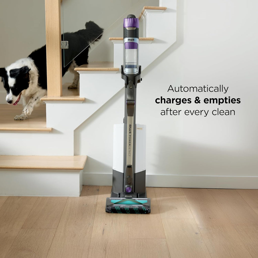 Shark Powerdetect Clean & Empty Cordless Stick Vacuum | Powerful Suction, Hepa Filtration | Carpet & Hard Floor | Portable For Pet Hair | Dark Gray | Ip3251