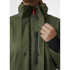 Helly Hansen Luna/Gale Rain Jacket - Waterproof Windbreaker - Neoprene Cuffs & Pockets - Adjustable Packable Hood