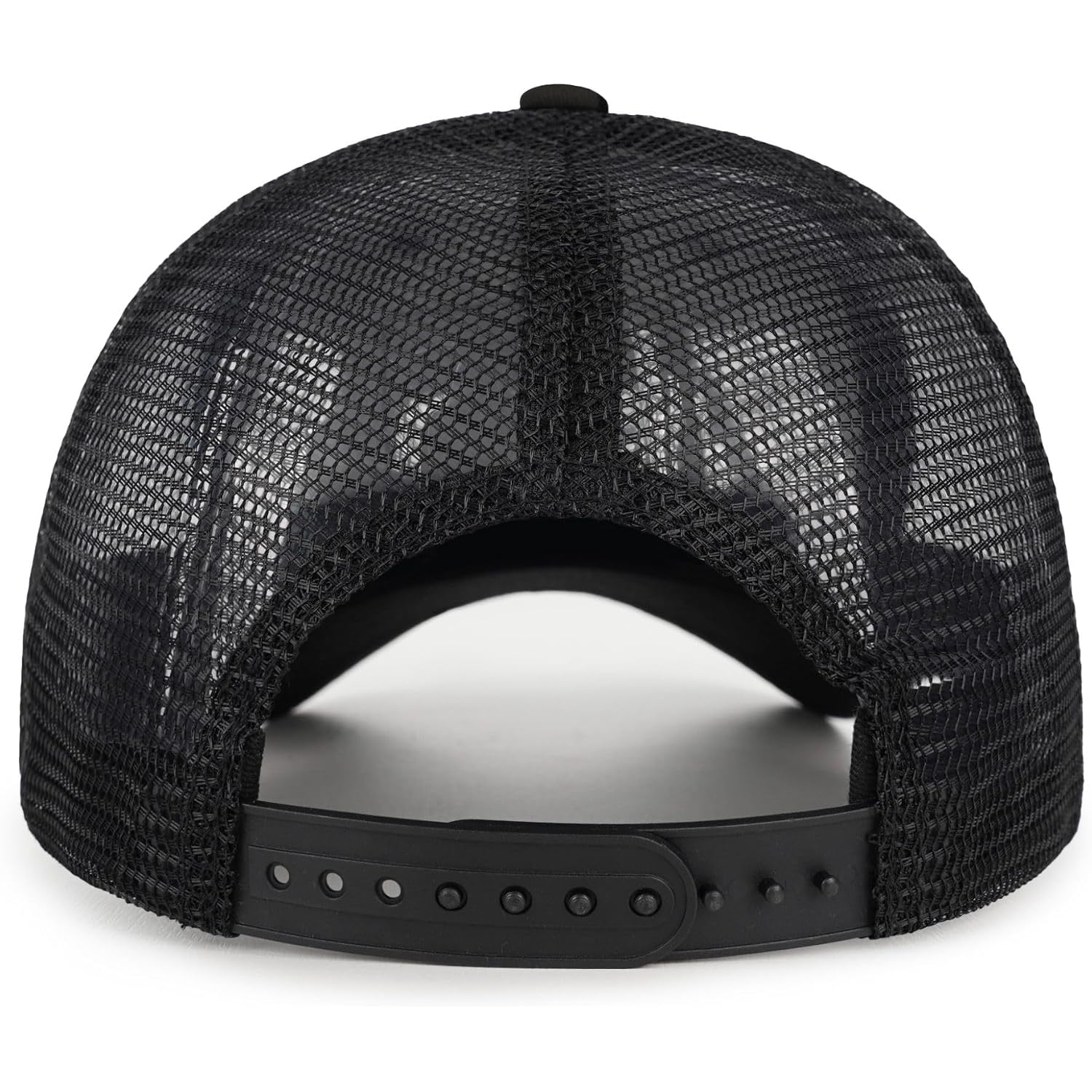 American Flag Trucker Hat - Snapback Hats for Men Women Baseball Cap - Breathable Mesh & Adjustable Fit for Casual Wear Black-1