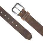 Carhartt Men'S Durable Full Grain Saddle Leather Classic Belts, W/Rugged Antique Nickel Hardware