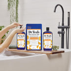 Dr Teal'S Body Wash With Pure Epsom Salt, Glow & Radiance With Vitamin C & Citrus Essential Oils, 24Oz (Pack Of 2)