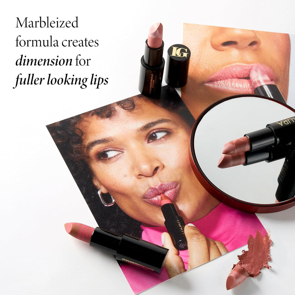Laura Geller New York Italian Marble Sheer Lipstick - Dolce - Hydrating & Lightweight - Vitamin E & Caster Seed Oil - Cream Finish