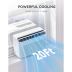 Midea 12,000 Btu U Shaped Smart Inverter Window Air Conditioner - Cools 550 Sq Ft, Ultra Quiet With Open Window Operation - Alexa/Google Assistant Compatible, 37% Energy Savings, Remote (2026 Edition)