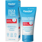 Flexitol Face And Eyelid Eczema Cream For Sensitive Skin, 5% Colloidal Oatmeal, Soothing Eye Treatment For Eczema And Dermatitis, Hydrating Non-Greasy Ointment For Dry, Itchy Skin, 1.4 Oz