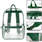 Trail Maker 24 Pack Bulk Clear Backpack Heavy Duty With School Supplies, Side Pockets For Kids, Boys, Girls, School, Stadium Approved (Multicolor Pack)