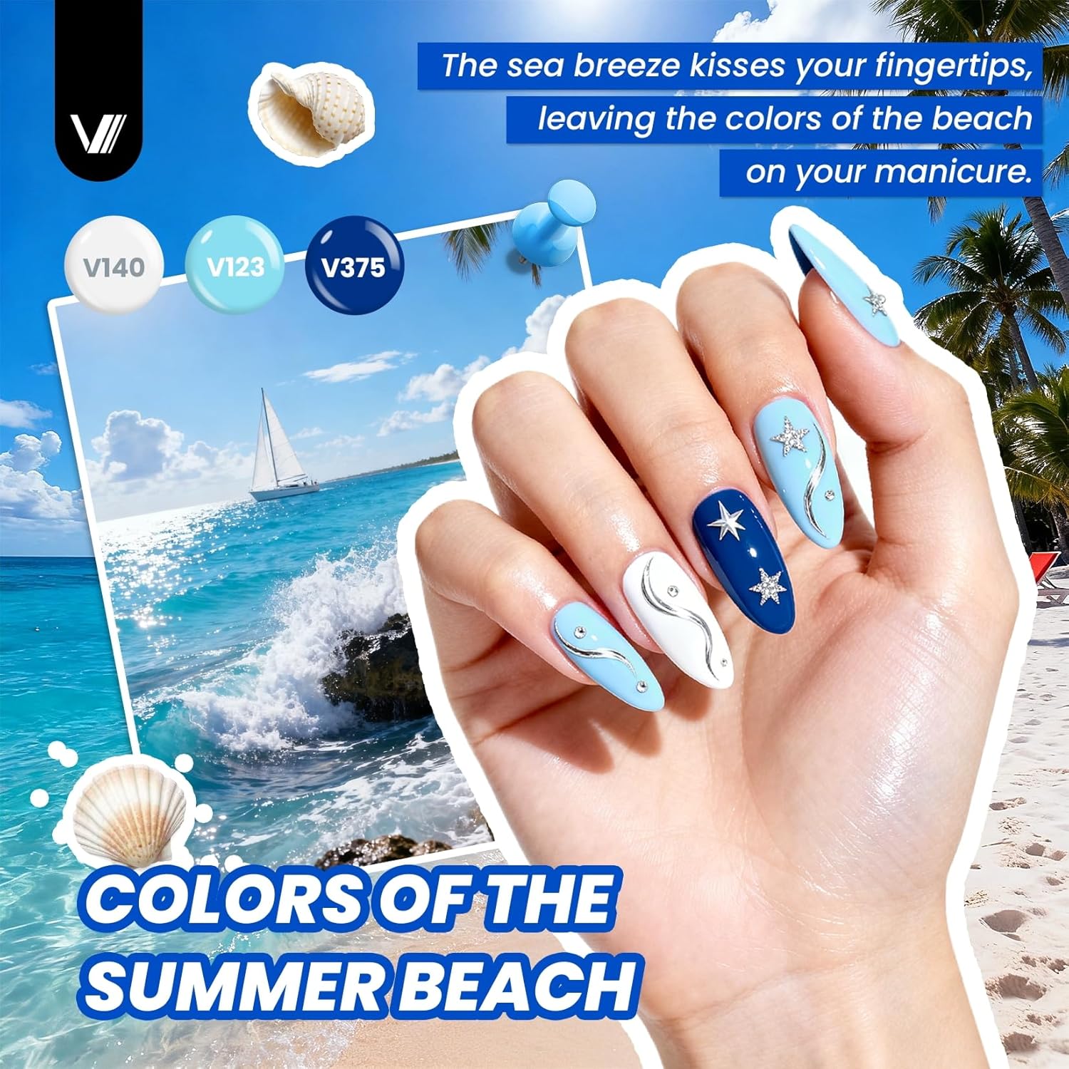 VANREESA 148Pcs Gel Nail Polish Kit with U V Light Almond Nail Tips Nail Drill -60 All Seasons Colors Gel Polish Set with 6Pcs Base Top Coat Gel Nail Kit for Beginners with Everything Gifts for Women