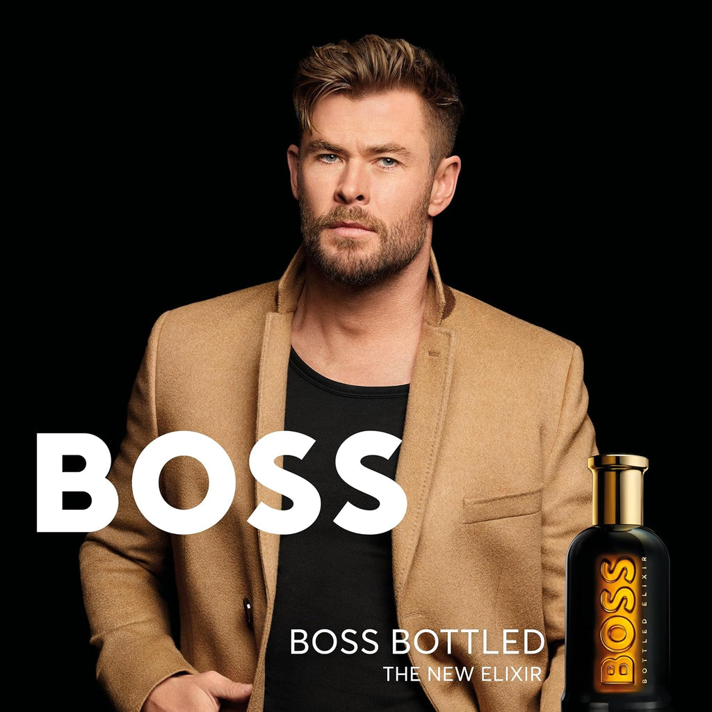 Hugo Boss Bottled Elixir Parfum – Woody Men'S Cologne – With Notes Of Incense, Vetiver & Cedarwood Essence – Long Lasting Fragrance