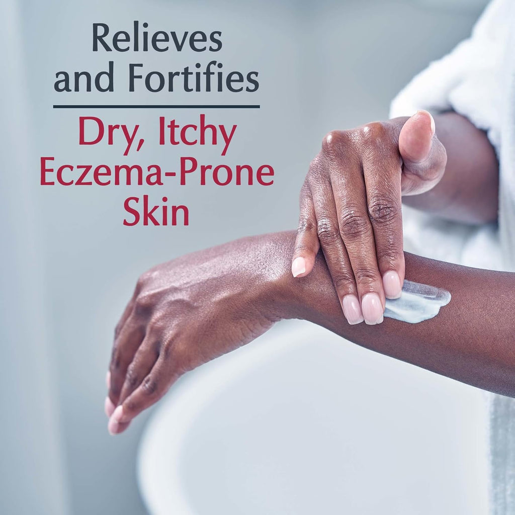 Eucerin Eczema Relief Body Cream, Colloidal Oatmeal Enriched, Steroid Free Eczema Cream, 8 Oz Tube, Pack Of 3