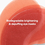Drmtlgy Brightening Eye Masks – Biodegradable Hydrogel Under Eye Patches With Caffeine, Peptides, Hyaluronic Acid & Niacinamide – Depuff, Hydrate & Smooth Dark Circles – 60 Count