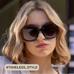 miyya Bug Eye Oversized Polarized Sunglasses Womens, Trendy Retro Sun Glasses for Women 2025, Oversized UV Protection Shades