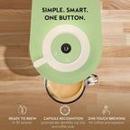 Nespresso Limited-Edition Vertuo Pop+ Coffee And Espresso Maker By Breville, Pistachio