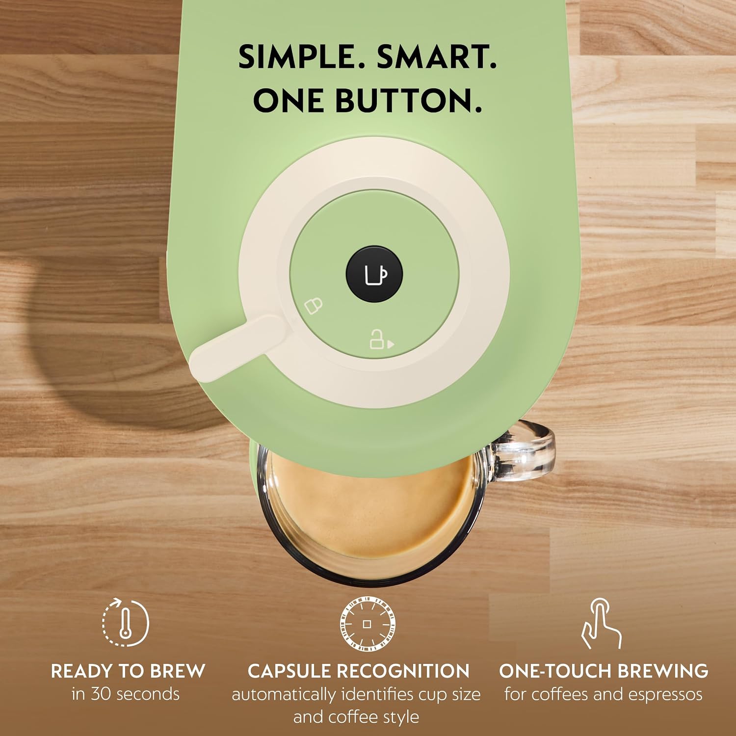 Nespresso Limited-Edition Vertuo Pop+ Coffee And Espresso Maker By Breville, Pistachio