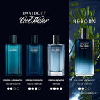 Davidoff Cool Water Eau De Parfum Intense – Ambery Men'S Cologne – With Notes Of Green Mandarin, Coconut Water & Amber – Long Lasting Fragrance
