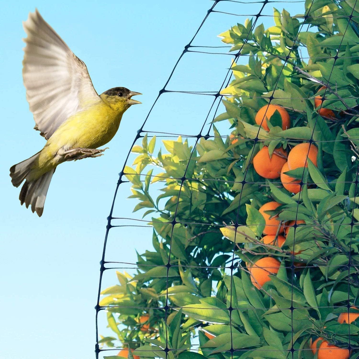 Feitore Deer Fence Netting, 7 X 100 Feet Anti Bird Deer Protection Net Reusable Protective Garden Netting For Plants Fruit Trees Vegetables Against Birds And Other Animals