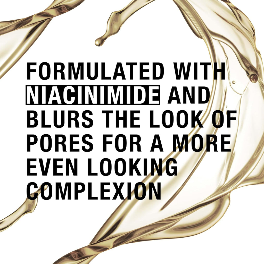 Neutrogena Mattifying Primer With Shine Control, Lightweight Pore Blurring Face Primer Blurs The Look Of Pores & Helps Reduce Shine, Matte Primer With Niacinamide, 1 Oz