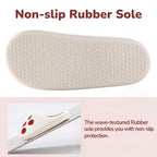 Cute House Slippers for Women Men Warm Cozy House Shoes Fuzzy Home Slippers with Memory Foam Indoor and Outdoor