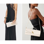 Joryin Woven Purse for Women Evening Clutch Woven Leather Handbags Crossbody Bag Purse Formal Evening Bag, Vegan Leather