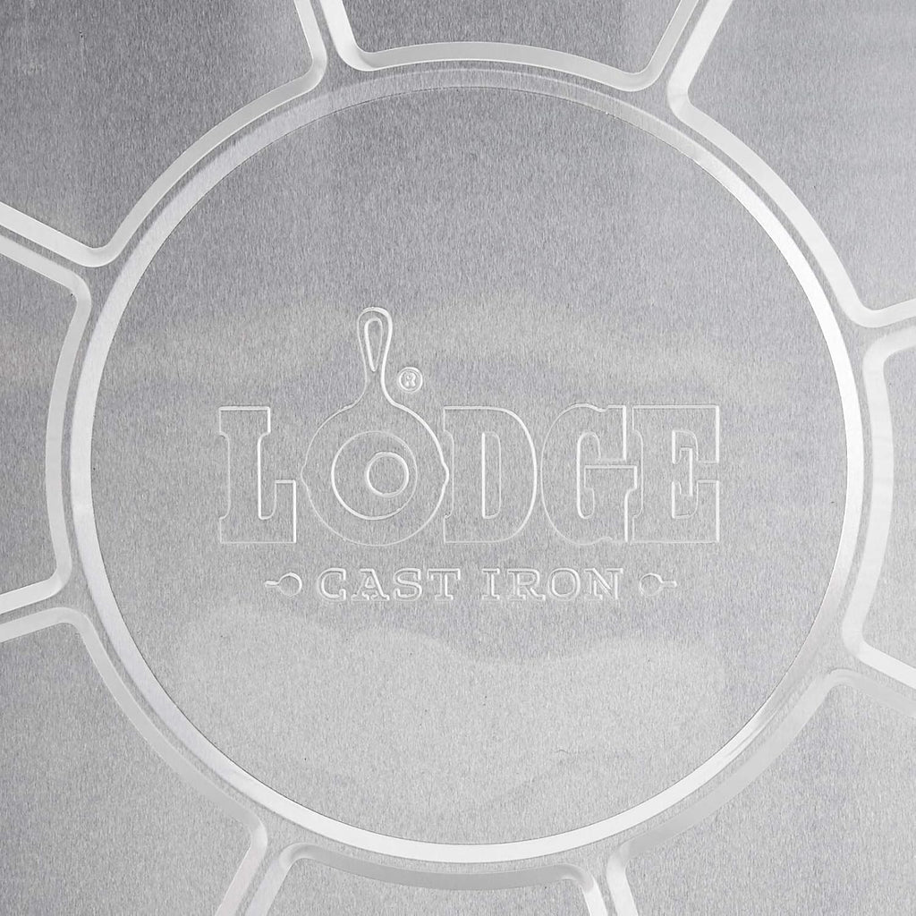 Lodge Silver 12 Inch Aluminum Foil Dutch Oven Liner - 100% Recyclable Dutch Oven Liner - Easy Camp Cooking Cleanup - 12 Pack