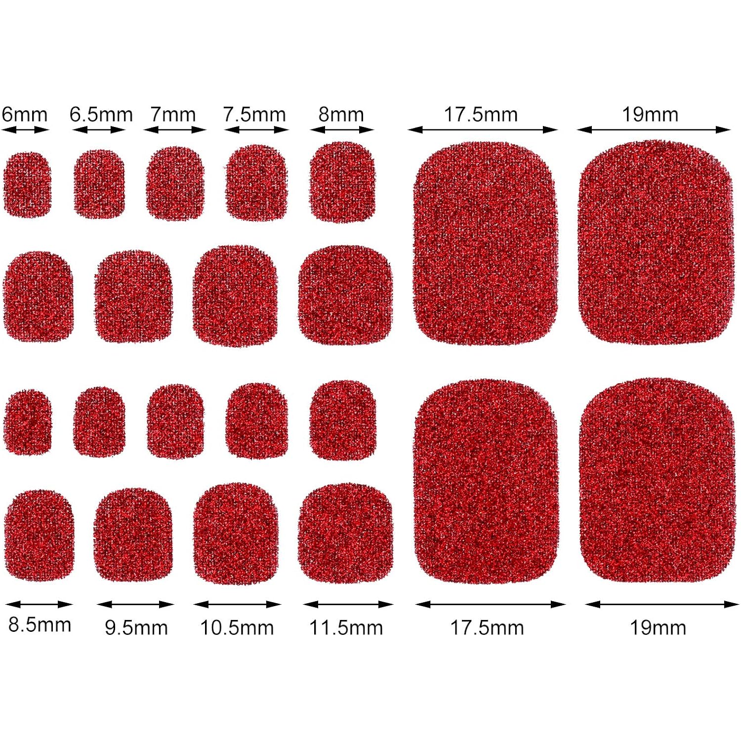 12 Sheets Glitter Toe Nail Wraps Self-Adhesive Toe Nail Polish Stickers Solid Color Nail Art Decals Strips Glittery Manicure Kit with 12 Styles and 2 Pieces Nail Files for Women Girls