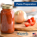 Superb Canning Lids – Regular Mouth Mason Jar Lids – Baker’S Dozen/Bulk Package Of 156 Lids – Made In The Usa
