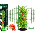 6-Pack Tomato Cage For Garden Plant Support- Up To 48Inch Garden Stakes Tomato Cage, Tomato Trellis For Potted Plants, Tomato Cages Plant Stakes For Climbing Vegetables Plants Flowers