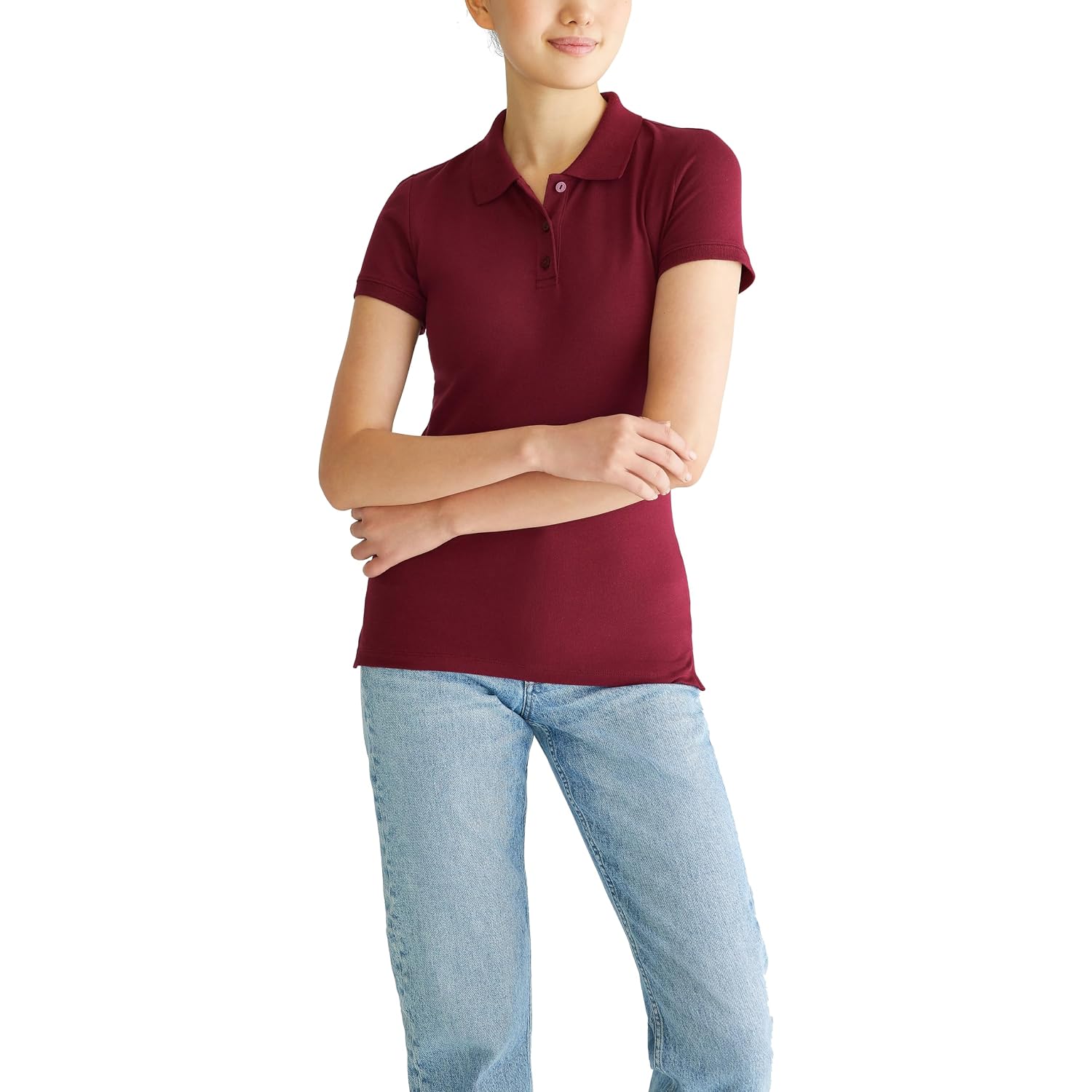 Aeropostale Women'S Aero Uniform Polo Short Sleeve