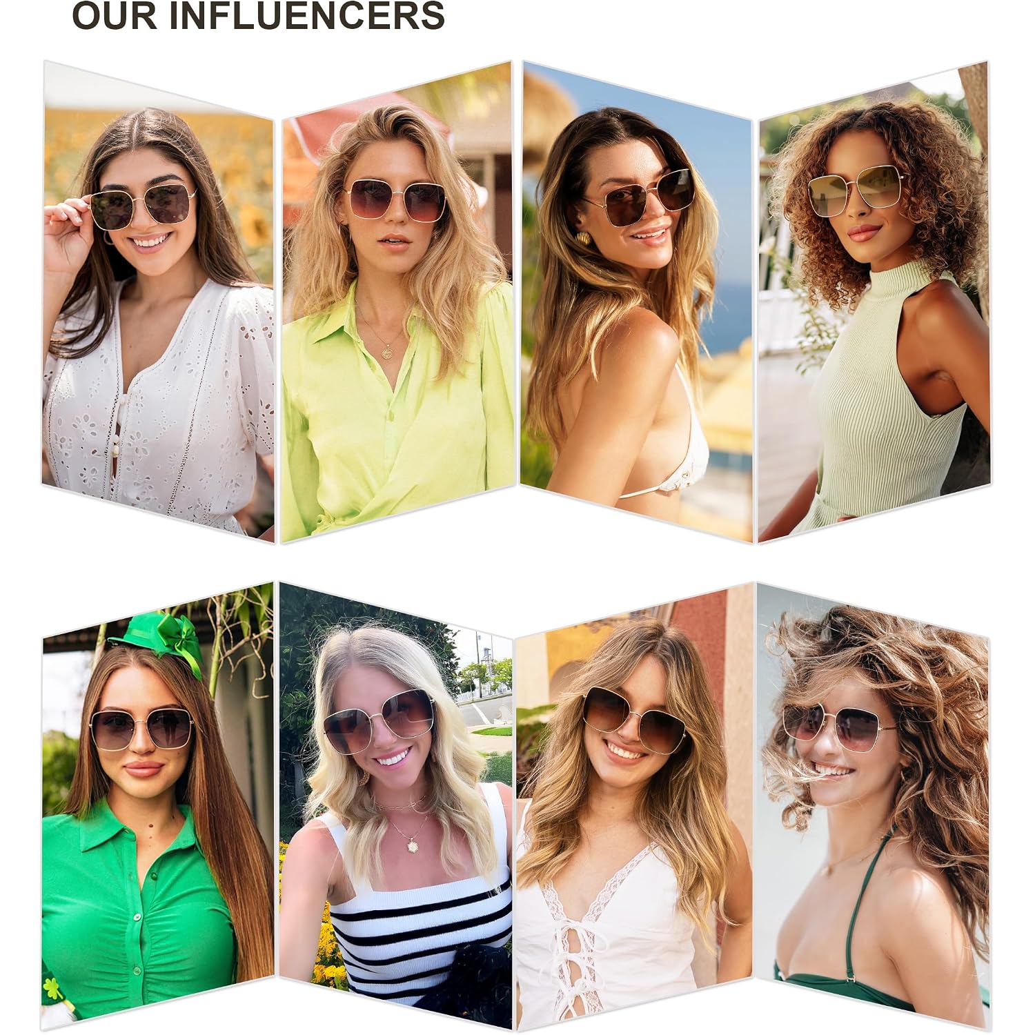 Sojos Trendy Oversized Square Metal Frame Sunglasses For Women Men Retro Big Flat Lens Uv Protection Sunglasses Sj1146