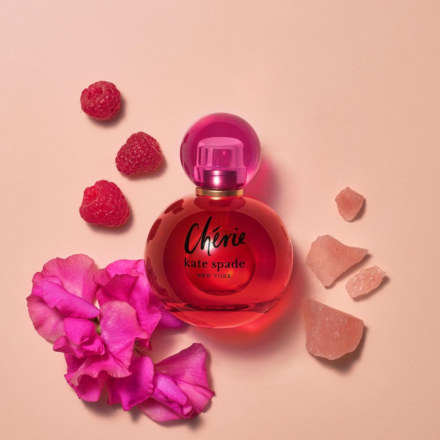 kate spade new york - Cherie Eau De Parfum - Women's Fragrance - Sweet & Musky - With notes of Raspberry, Sweet Pea & Jasmine