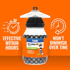 Terro Fly Magnet Trap, Reusable Poison-Free Outdoor Fly Catcher With Bait | Kills House Flies, Barn Flies & Bottle Flies, Easy To Use Outdoor Fly Trap For Patios & Decks, Bait Activates In Hours