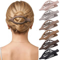 French Concord Hair Clips - 6Pcs Side Slide Volume Clips For Women Girls, Strong Hold No Slip Grip, Thick Or Thin Hair (Matte Finish, L:4.6 In, W:1.97In)