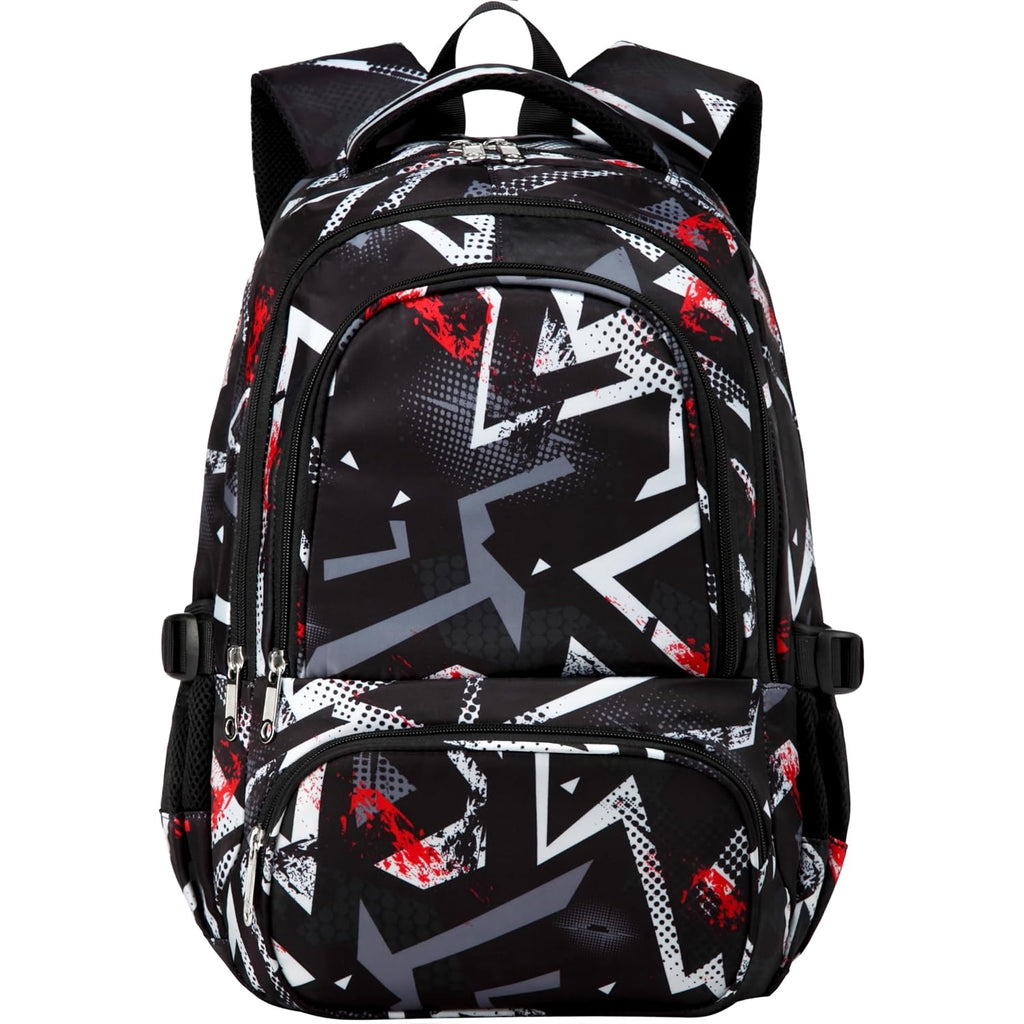 Kids Backpacks For Boys Girls 17 Inch Elementary Primary Middle School Bookbags With Laptop Compartment Back To School Bags For Childs Age 6-8 Mochilas Escolares Para Niños Niñas Dark Black
