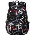 Kids Backpacks For Boys Girls 17 Inch Elementary Primary Middle School Bookbags With Laptop Compartment Back To School Bags For Childs Age 6-8 Mochilas Escolares Para Niños Niñas Dark Black